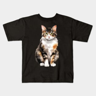 Manx Cat Kids T-Shirt